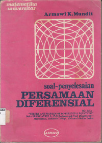 Image of Soal-Penyelesaian Persamaan Diferensial