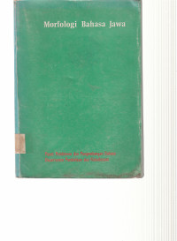 Image of MORFOLOGI BAHASA JAWA