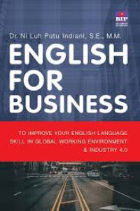 Image of ENGLISH FOR BUSINESS