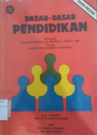 Image of DASAR-DASAR PENDIDIKAN