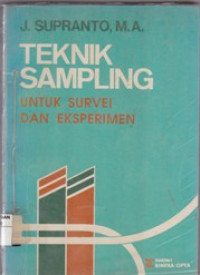 Image of Teknik Sampling Untuk Survei Dan Eksperimen