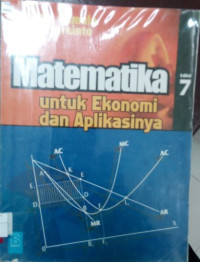 Image of Matematika untuk Ekonomi dan Aplikasinya