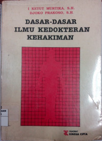 Image of Dasar-Dasar Ilmu Kedokteran Kehakiman