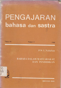 Image of pengajaran bahasa dan sastra