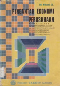 Image of PENGANTAR EKONOMI PERUSAHAAN