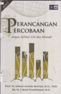 Image of Perancangan Percobaan dengan Aplikasi SAS dan Minitab