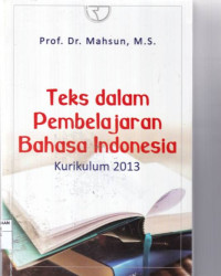 Image of Teks dalam pembelanjaran bahasa indonesia