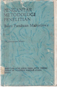 Image of Pengantar metodologi penelitian