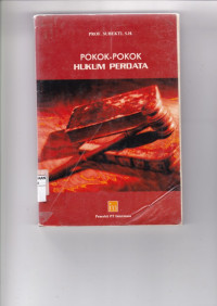 Image of pokok-pokok hukum perdata