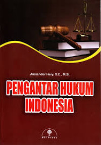 Image of PENGANTAR HUKUM INDONESIA