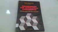 Image of KEBIJAKSANAA DAN ADMINISTRASI PEMBANGUNAN