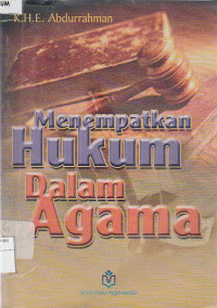 Image of menempatkan hukum dalam agama