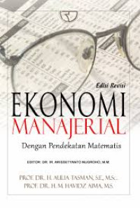 Image of EKONOMI MANAJERIAL. suatu pendekatan matematis