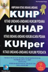 Image of HIMPUNAN KITAB UNDANG-UNDANG, KUHP, KUHAP, KUHAPER BI