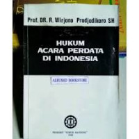 Image of HUKUM ACARA PERDATA DI INDONESIA