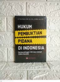 Image of HUKUM PEMBUKTIAN PIDANA DI INDONESIA