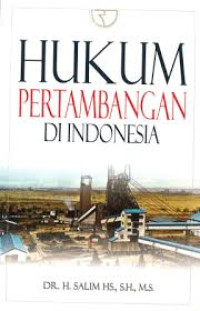 Image of HUKUM PERTAMBANGAN INDONESIA