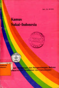 Image of KAMUS SAKAI INDONESIA