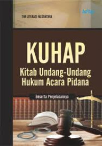 Image of KUHAP KITAB UNDANG-UNDANG HUKUM ACARA PIDANA