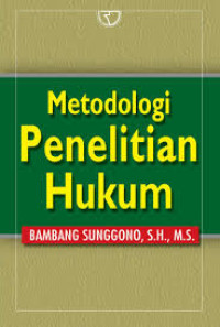 Image of METODOLOGI PENELITIAN HUKUM