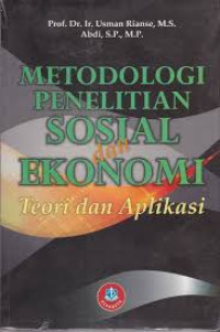 Image of Metodologi penelitian sosial dan Ekonomi