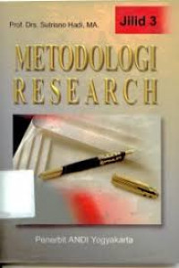 Image of Metodologi  Research jilid 4