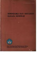 Image of Morfologi dan Sintaksis Bahasa Basemah