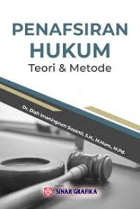 Image of PENAFSIRAN HUKUM Teori & Metode