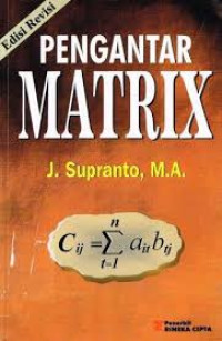 Image of Pengantar Matrix