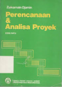 Image of Perencanaan & Analisa Proyek