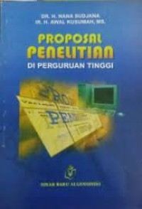 Image of Proposal penelitian di perguruan tinggi
