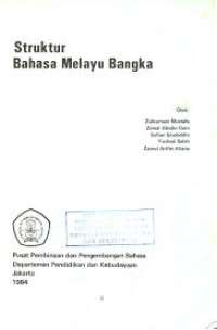 Image of struktur bahasa melayu bangka
