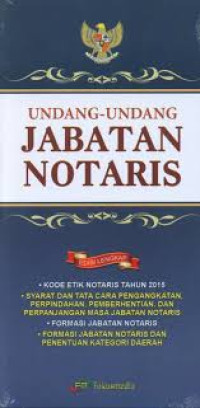 Image of UNDANG-UNDANG NOTARIS