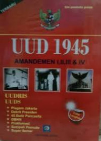 Image of UUD 1945  AMANDEMEN  I, II  III, & IV