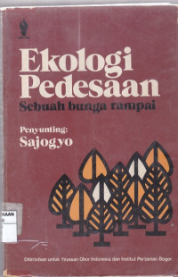 Image of Ekologi pedesaan sebuah bunga rampai