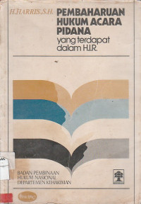 Image of pembaharuan hukum acara pidana yang terdapat dalam H.I.R