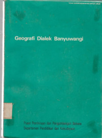 Image of GEOGRAFI DIALEK BANYUWANGI