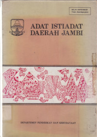 Image of ADAT ISTIADAT DAERAH JAMBI